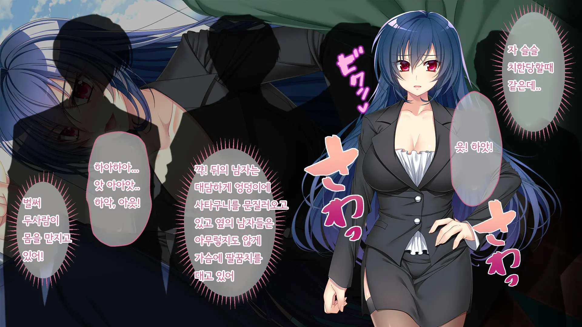 Nigeba Nashi! Misshitsu Chikan Densha ~ Otori Sosakan No Hamerare Jigoku | 도망칠수 없어! 밀실치한전차 ~함정수사관의 삽입지옥~